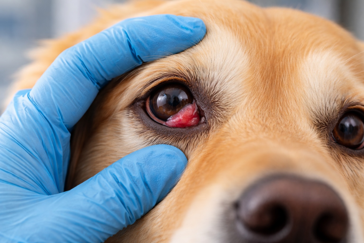 Третье веко у собаки