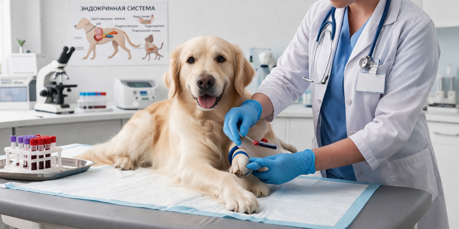 Гормональные исследования у животных